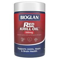 Viên uống hỗ trợ tim, não và khớp Bioglan Red Krill Oil 500mg 120 viên