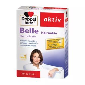 Viên uống hỗ trợ tóc móng da Doppelherz Belle Hairnakin 30 Viên