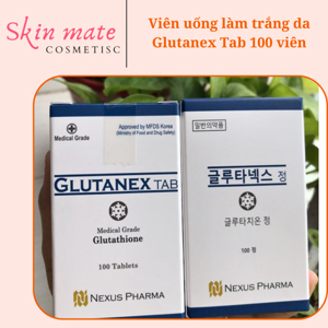 Viên uống hỗ trợ trắng da Glutanex Tab Của Hàn Quốc