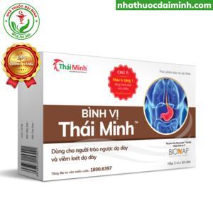 Viên Uống Hỗ Trợ Trào Ngược, Viêm Loét Dạ Dày Bình Vị Thái Minh 2X10