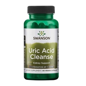 Viên uống hỗ trợ trị gout Swanson Uric Acid Cleanse 60 viên