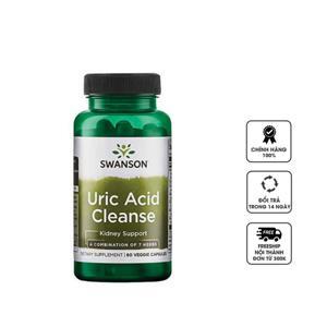 Viên uống hỗ trợ trị gout Swanson Uric Acid Cleanse 60 viên