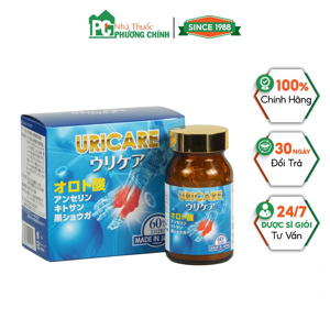 Viên uống hỗ trợ trị Gout Uricare JpanWell 60 viên Nhật Bản