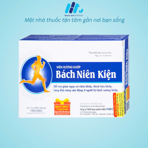 Viên uống hỗ trợ xương khớp Bách Niên Kiện - 80 viên/lọ