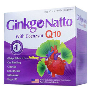 Viên Uống Hoạt Huyết Dưỡng Não Ginkgo Natto With Coenzym Q10