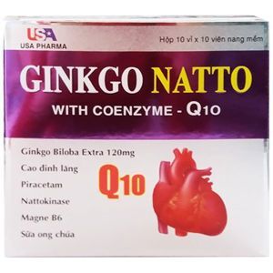 Viên Uống Hoạt Huyết Dưỡng Não Ginkgo Natto With Coenzym Q10