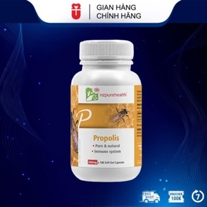 Viên uống keo ong kháng sinh Propolis Nzpurehealth New Zealand (100 Viên)