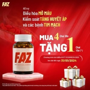 Viên Uống Kiểm Soát Mỡ Máu Faz 30 Viên