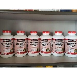 Viên uống Kirkland Calcium Citrate Magnesium and Zinc 500 viên của Mỹ