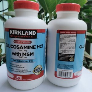 Viên uống Kirkland Glucosamine HCl - 375 viên. 1500mg