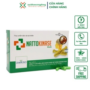 Viên uống làm tan cục máu đông Nattokinase Plus