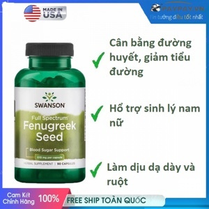 Viên uống lợi sữa Fenugreek Seed 180v