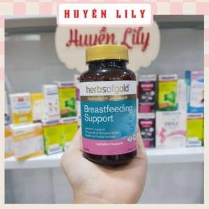 Viên uống lợi sữa Herbs of Gold Breastfeeding Support - Hộp 60 viên