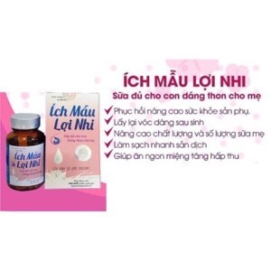 Viên Uống Lợi Sữa Ích Mẫu Lợi Nhi Lọ 20 Viên