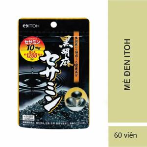 Viên uống mè đen Black Sesame Sesamin 60 viên