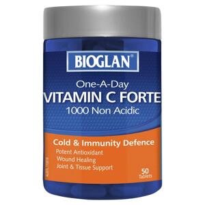 Viên uống một ngày một lần bổ sung Vitamin C Bioglan One-a-Day Vitamin C Forte 1000mg 50 viên