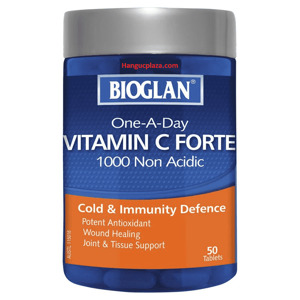 Viên uống một ngày một lần bổ sung Vitamin C Bioglan One-a-Day Vitamin C Forte 1000mg 50 viên