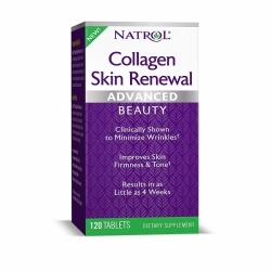 Viên uống ngăn ngừa lão hóa da Natrol Collagen Skin Renewal - 120 viên