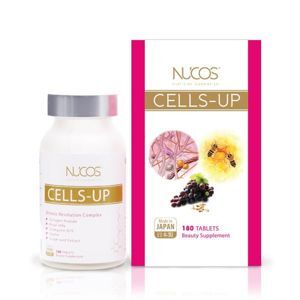 Viên uống ngăn ngừa lão hóa, giảm nhăn Nucos Cells-up Hộp 180 viên