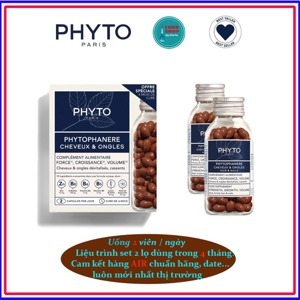 Viên uống ngăn ngừa rụng tóc Phyto Phanere hộp 120 viên