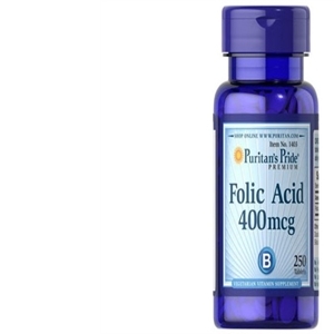 Viên uống ngăn ngừa thiếu máu Puritan's Pride Folic Acid 400mg 250 viên