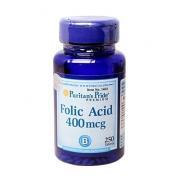 Viên uống ngăn ngừa thiếu máu Puritan's Pride Folic Acid 400mg 250 viên