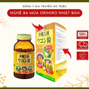 Viên uống nghệ 3 mùa Okinawa Orihiro 420 viên