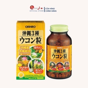 Viên uống nghệ 3 mùa Okinawa Orihiro 420 viên