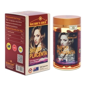 Viên uống nhau thai cừu Nature’s Gold Sheep Placenta 100 viên