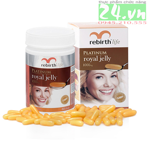 Viên uống chống lão hoá Collagen Lanopearl Rebirth 3000mg hộp 60 viên