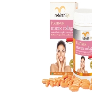 Viên uống chống lão hoá Collagen Lanopearl Rebirth 3000mg hộp 60 viên