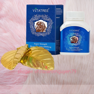 Viên uống nhau thai cừu Úc Vitatree Super Strength Sheep Placenta 60.000mg