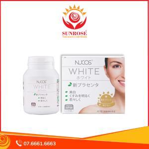 Viên uống Nucos White Placenta hỗ trợ sáng da Hộp 60 viên