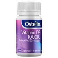 Viên uống Ostelin bổ sung Vitamin D3 1000IU 60 viên