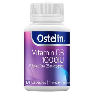 Viên uống Ostelin bổ sung Vitamin D3 1000IU 130 viên