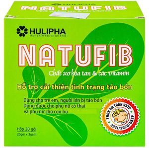 Viên Uống Phòng Chống Táo Bón Natufib Hulipha 20 Gói