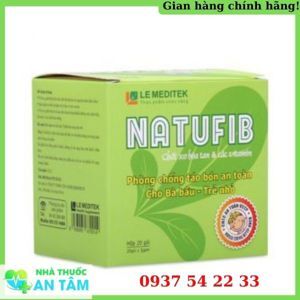 Viên Uống Phòng Chống Táo Bón Natufib Hulipha 20 Gói
