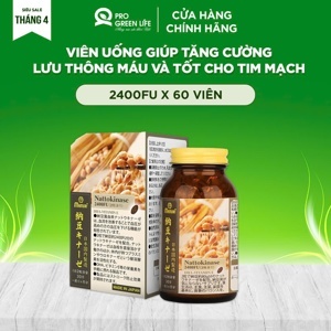 Viên uống phòng ngừa đột quỵ Mamori Nattokinase 2400FU 60 viên