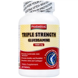 Viên uống phòng ngừa thoái hóa khớp Pharmekal Triple Strength Glucosamine, Chondroitin & MSM (60 Viên)