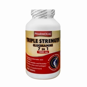 Viên uống phòng ngừa thoái hóa khớp Pharmekal Triple Strength Glucosamine, Chondroitin & MSM (60 Viên)