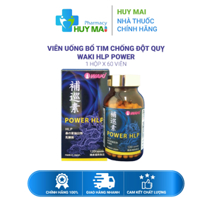 Viên uống phòng ngừa và hỗ trợ điều trị nhồi máu cơ tim đột quỵ Power HLP 120 viên