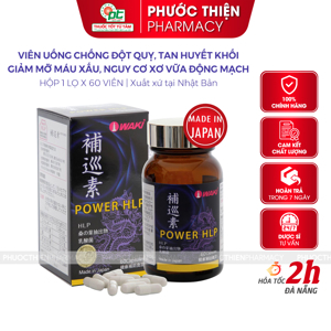 Viên uống phòng ngừa và hỗ trợ điều trị nhồi máu cơ tim đột quỵ Power HLP 120 viên