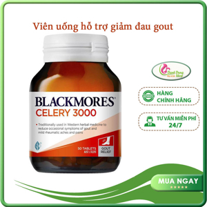 Viên uống phòng và điều trị Gout Blackmores Celery 3000mg 50m viên