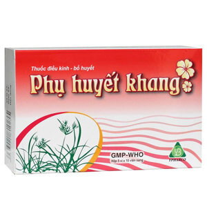 Viên Uống Phụ Huyết Khang hỗ trợ bổ máu điều hòa kinh nguyệt cho phái nữ hộp 50 viên