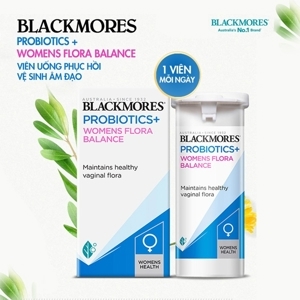 Viên uống phục hồi vệ sinh âm đạo Blackmores Probiotics+ Womens Flora Balance 30 viên