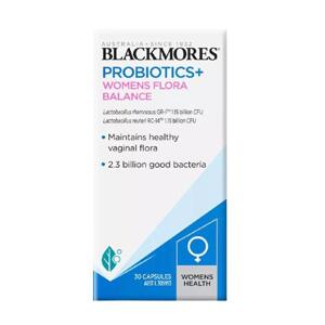 Viên uống phục hồi vệ sinh âm đạo Blackmores Probiotics+ Womens Flora Balance 30 viên