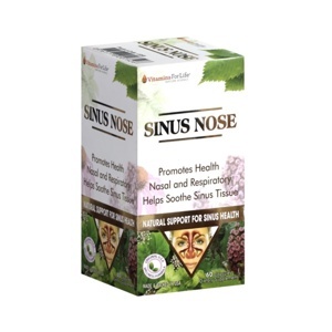 Viên Uống Sinus Nose Vitamins For Life 60 Viên Tăng Cường Sức Khỏe Đường Hô Hấp