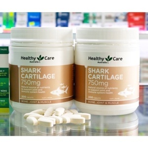 Viên uống sụn vi cá mập - Healthy Care Shark Cartilage 750mg 200 viên