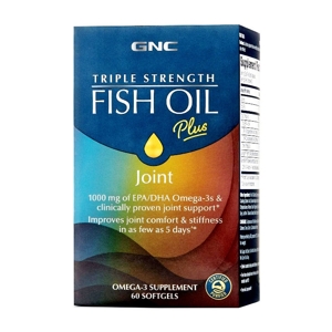 Viên uống tăng cường dinh dưỡng GNC Triple Strength Fish oil +