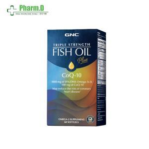 Viên uống tăng cường dinh dưỡng GNC Triple Strength Fish oil +